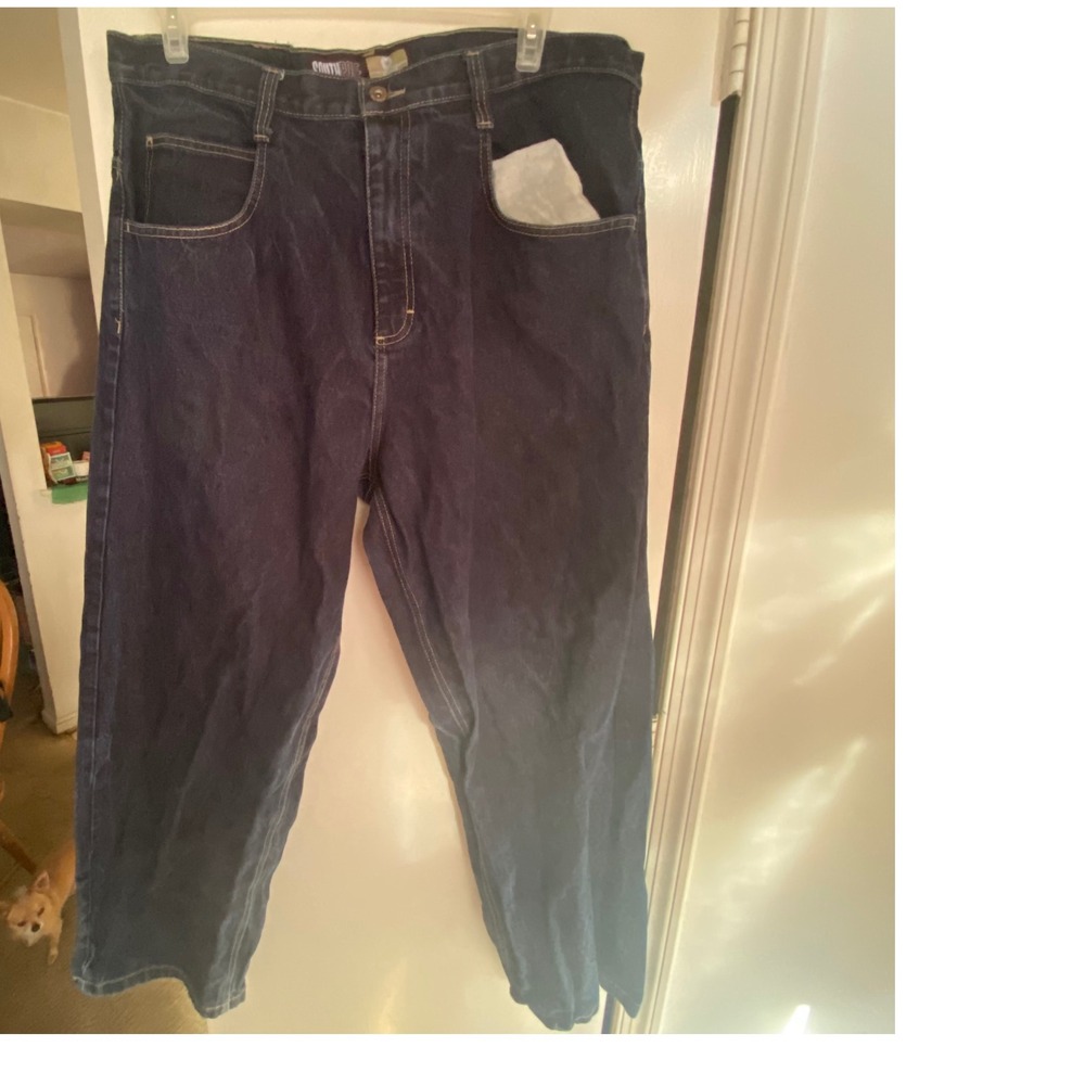Southpole Men's Dark Wash Relaxed Fit Jeans Size‎ 40 x 30 Vintage Y2K